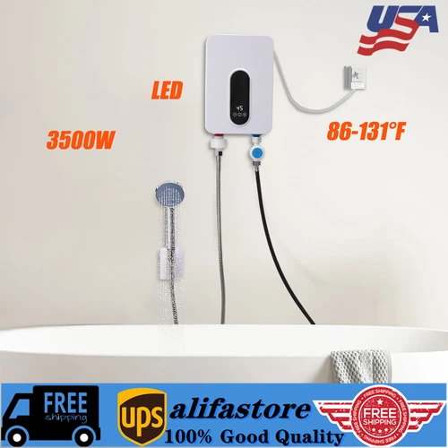 110V 3500W Electric Water Heater Instant Hot Water Heater Water Heater IPX4