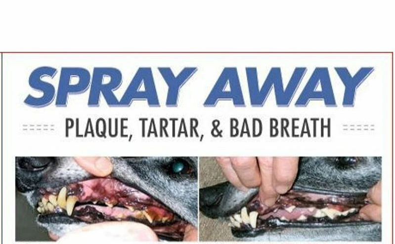 Veterinarios Pref Placa Ataque Spray Perro Gato Mal Aliento Dientes Hasta 3 Meses Suministro Foto 3 de 3