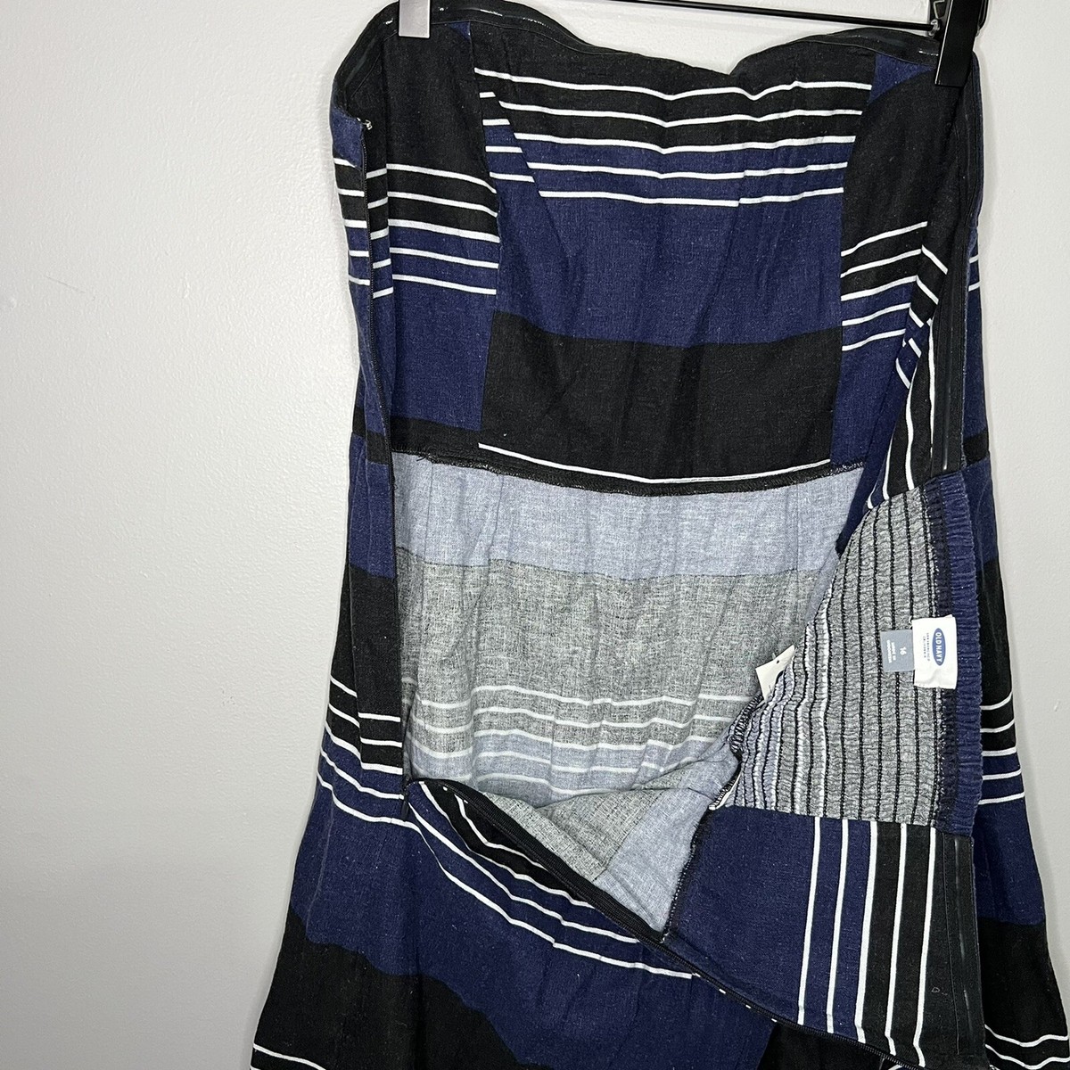 knee length dresses for ladies Brown Printed Linen-Blend Bandeau Evie Midi Dress main image 0