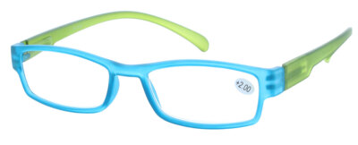 Lesebrille/Lesehilfe LONG ISLAND + integrierte Halterung - Türkis-Grün 0.25dpt