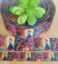 7/8 1.5" 1 YD Encanto Grosgrain Ribbon, Disney Movie Hair Bow Lanyard