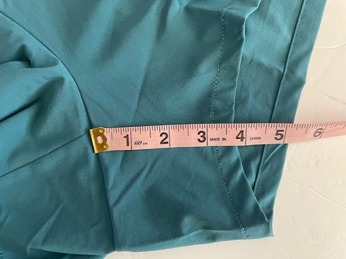 Athleta women's size 20 green Pull On Elastic Waist Brooklyn Mid Rise Short Teal - Picture 16 of 19