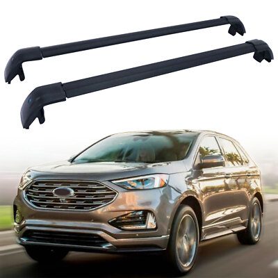 Ford Edge Roof Rack Cross Bars Black Roof Rack Rail Cross Bars