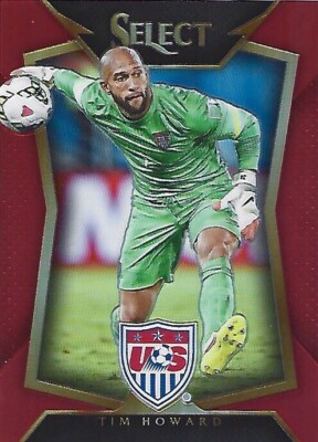 2015-16 Tim Howard /199 Panini Select Red Prizm - US Soccer