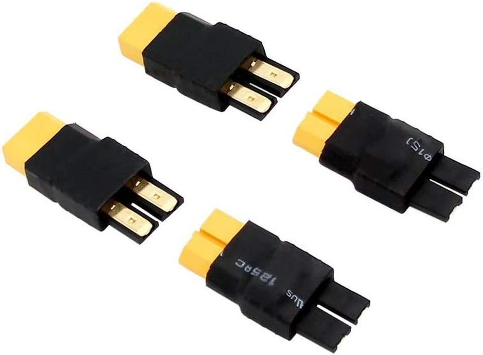 Conector adaptador cargador batería RC enchufes hembra XT60 4 PIEZAS compatible con Slas Foto 2 de 4