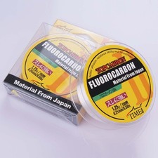 150M /164yards 4.4LB-35.2LB Fluorocarbon Fishing Line Clear Leader Monofilament