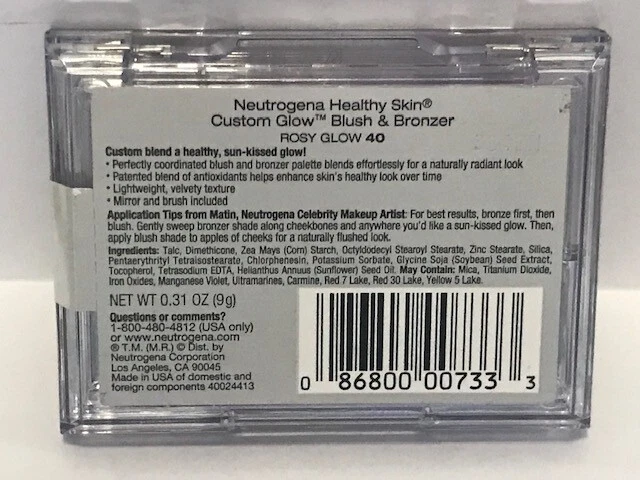 Neutrogena Healthy Skin Custom Glow Blush & Bronzer, # 40 Rosy Glow - Image 3 of 3