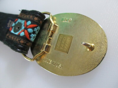 Women’s Allison Daniel Designs Belt Buckle YellowTan Allison Daniel Designs Women main image 3