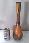 Vintage 1970s Alrun Guest  For Royal Haeger Orange Peel 15" Bud Vase