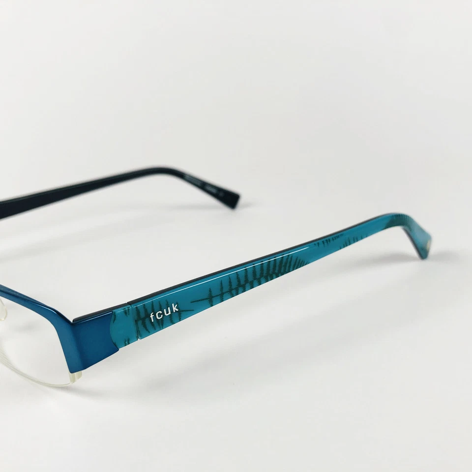 FCUK eyeglasses BLUE HALF RIMLESS glasses frame MOD: 60 24812801 - Image 4 of 4