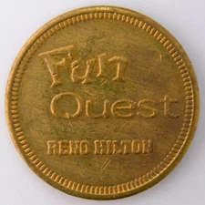 Fun Quest Hilton token coin Reno Nevada i233