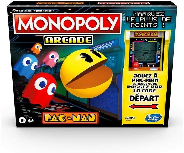 Monopoly Arcade PAC-MAN jeu de société rétro de 2 à 4 joueurs