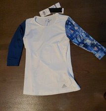 Adidas Essex 3/4 Sleeve Tee White Size XSmall b45810