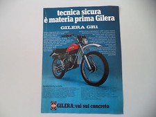 advertising Pubblicità 1978 MOTO GILERA GR1 GR 1 125 REGOLARITA'
