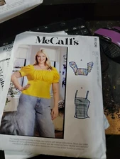 NEW/UNCUT McCall's R11030 Misses/Women's Top Pattern 3 Variations Sizes: 26W-32W