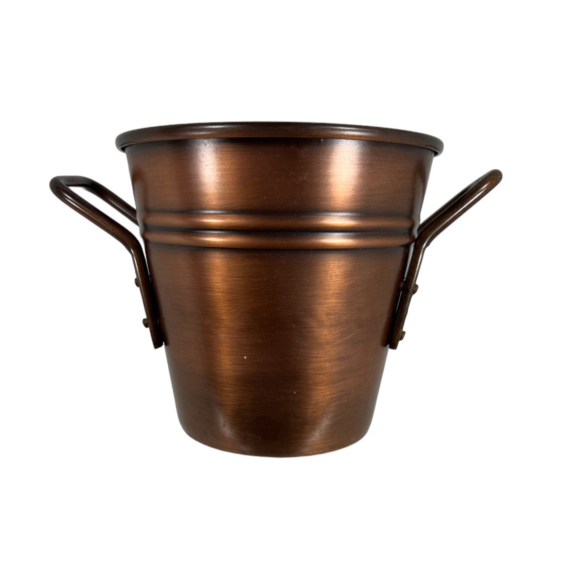 Vintage Smith & Hawken Copper Finish Planter / Bucket / Vase | eBay