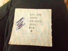 ELGIN WATCH STAFF BALANCE Part 811 264 NOS - NEW OLD STOCK