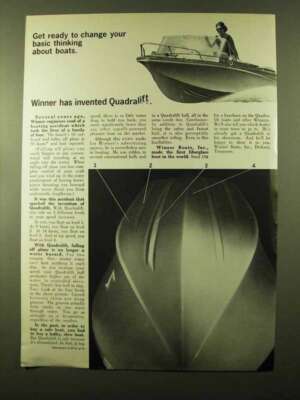 1965 Winner Boats Ad - Change Your Basic Thinking