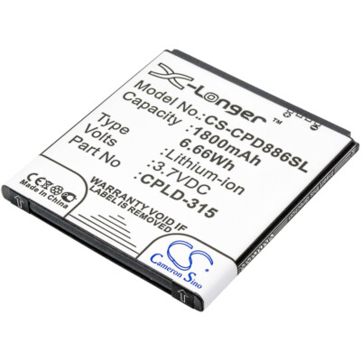Akku für Vodafone Smart 4 Smart 4 Turbo Smart 4G 1800mAh Li-Ion