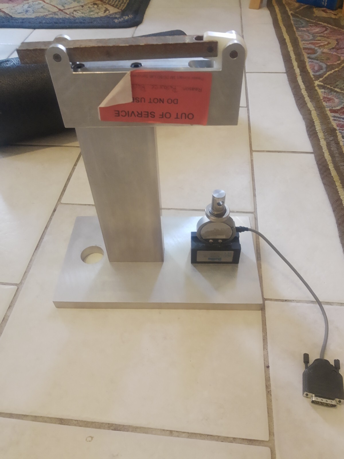 RARE Tension Tester Chatillon Force Gauge Digital w/ Heavy Duty Base