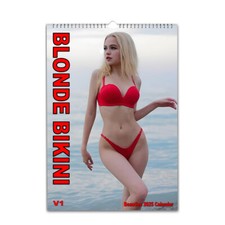 Sexy Blonde Bikini Beauties Photo calendar 2027/28 personalised Choose Start