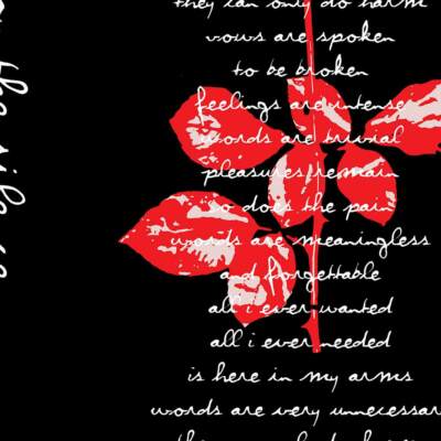 Depeche Mode Violator Enjoy The Silence Song Lyrics Poster Art Print | eBay