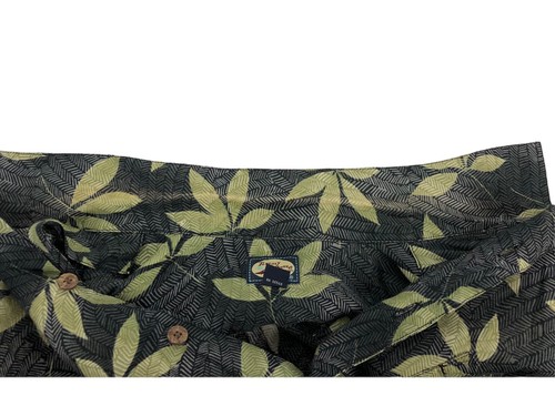 Tommy Bahama Mens XL Shirt 100% Linen Green Tropical Relax Short Sleeve - Picture 11 of 12