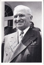 Harry S. Truman - US President - Photo - Original Signed