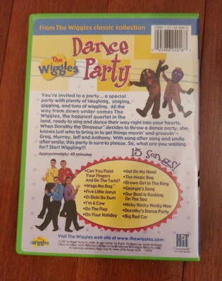 The Wiggles Dance Party DVD with Original Cast and Cover Case 15