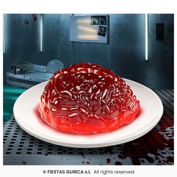Brain Jelly Mould Halloween Party Tableware Plastic Dessert Horror Jello Moulds