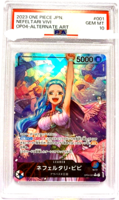 お得なセール情報 PSA 10 Parallel L OP04-001 Vivi Nefertari Card Piece One その他
