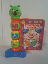 Fisher Price Laugh and Learn Storybook Rhymes Toy With Talking Sounds - 10" Tall