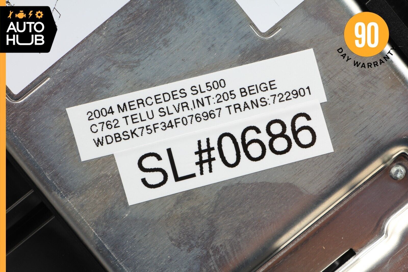 03-12 Mercedes R230 SL500 SL550 SL55 AMG Rear SAM Fuse Box Relay Module OEM