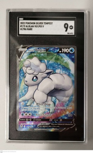 Alolan Vulpix V graded SGC 9 for sale on eBay