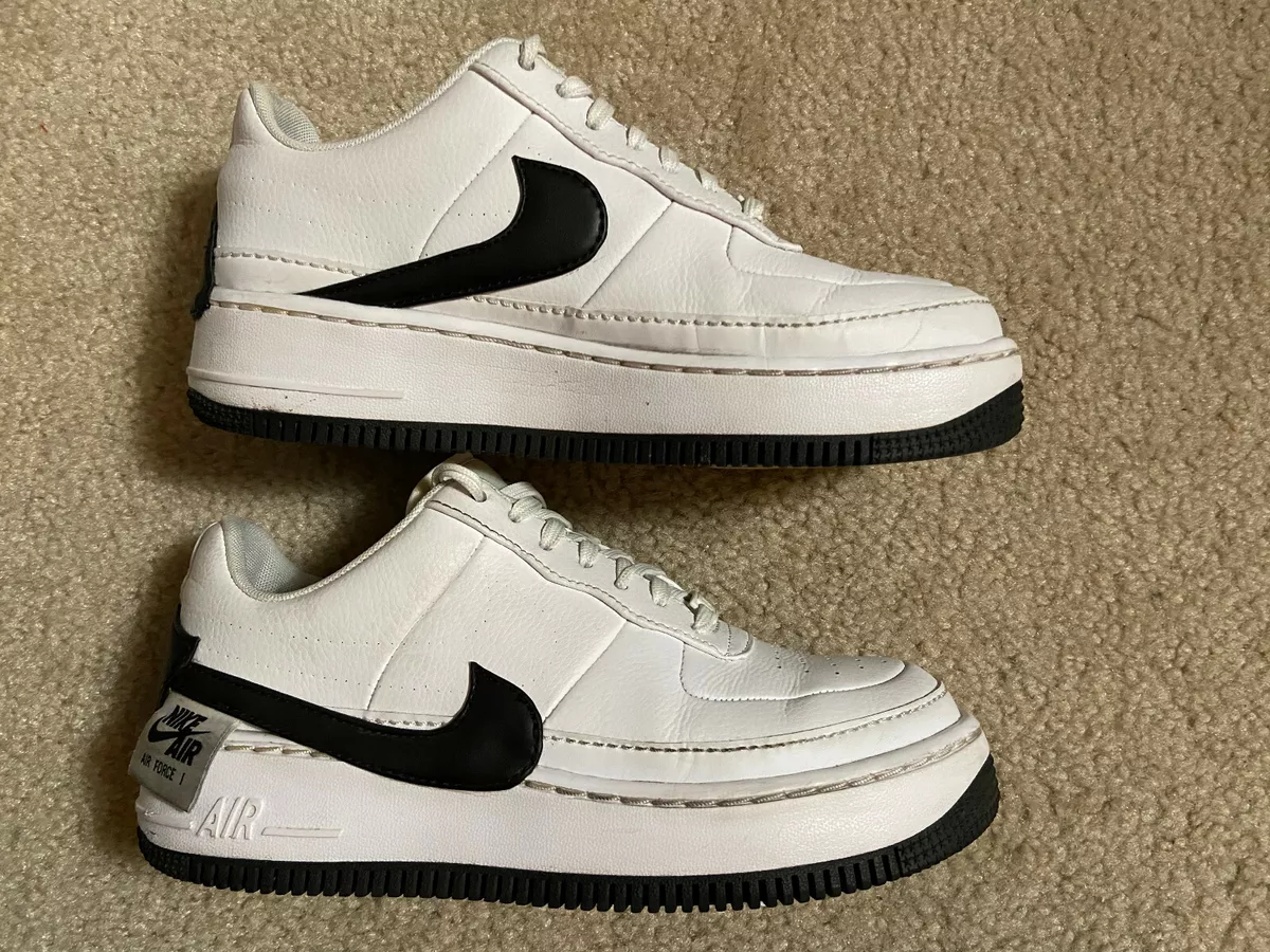 NIKE Women's White/Black Air Force 1 Jester XX Sneakers US 7.5