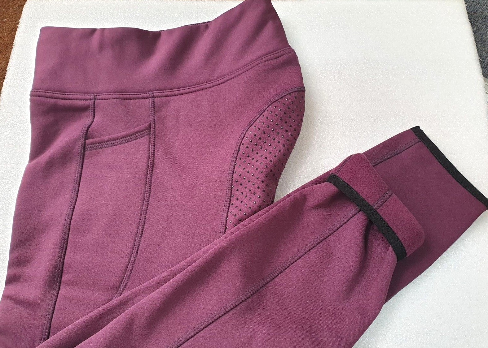 New Silicone Grip Horse Winter Riding Leggings Tights Phone Pocket eBay