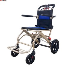 Ultralight Aluminum Folding Manual Wheelchairs 16" Wide Seat Max 265 lbs. 