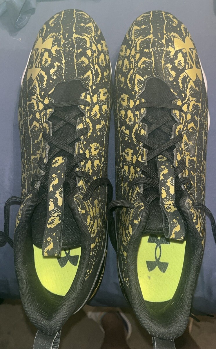 Under Armour Spotlight Lux Suede Cleats Gold & Black 52190032?w=400 main image 2