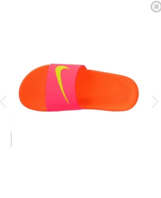 Kids Nike Kawa Slide Hot Punch Size 1y
