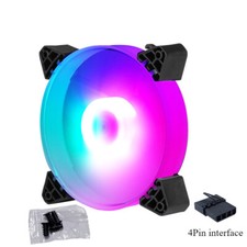 LED Quiet PWM 4Pin 12V Slim 120mm 120mm 25mm Computer Case PC Cooling Fan-Type 4