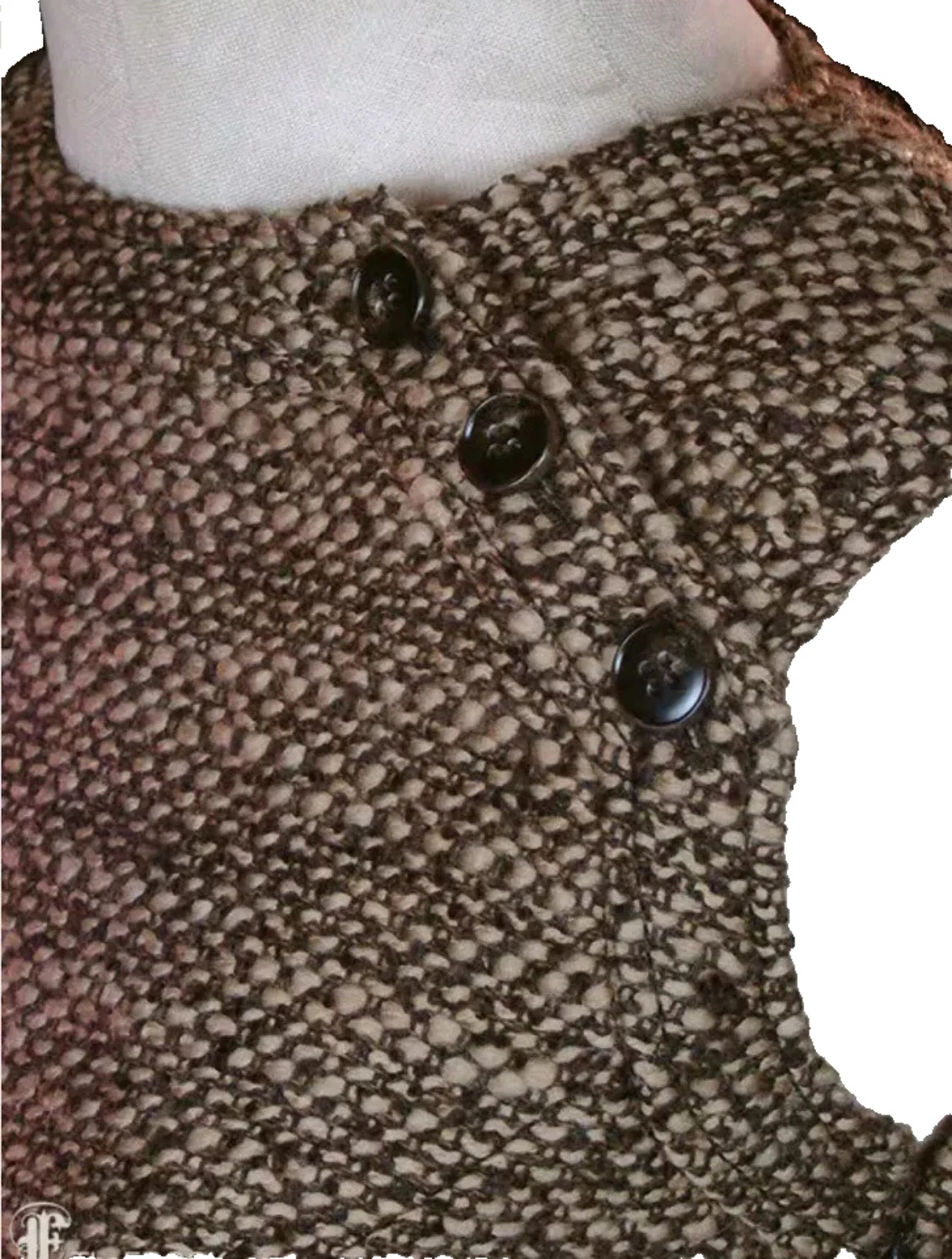 ??VALENTINO Abito a tubino senza maniche in misto lana lavorato a maglia taglia XS