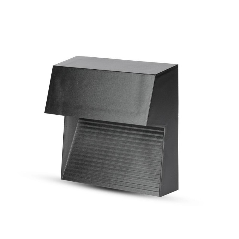 Faretto Segnapasso LED Esterno Nero 3W - Montaggio Superficiale S