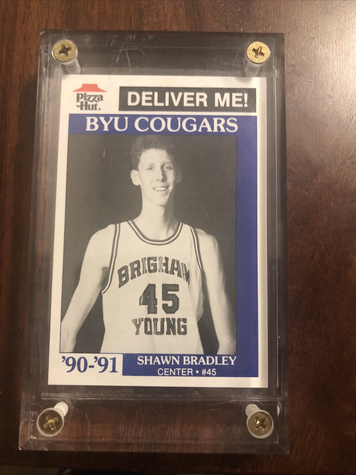 Shawn Bradley Byu Pizza Hut Card eBay