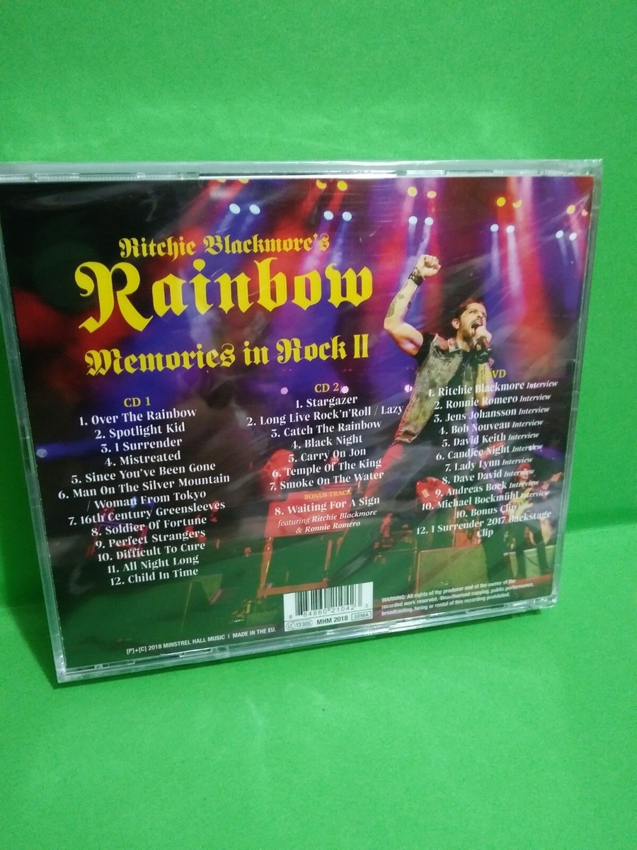 Blu-ray＋DVD＋2CD！RAINBOW/ R.Blackmore Ritchie Blackmores RAINBOW - Memories in Rock II (2CD+DVD