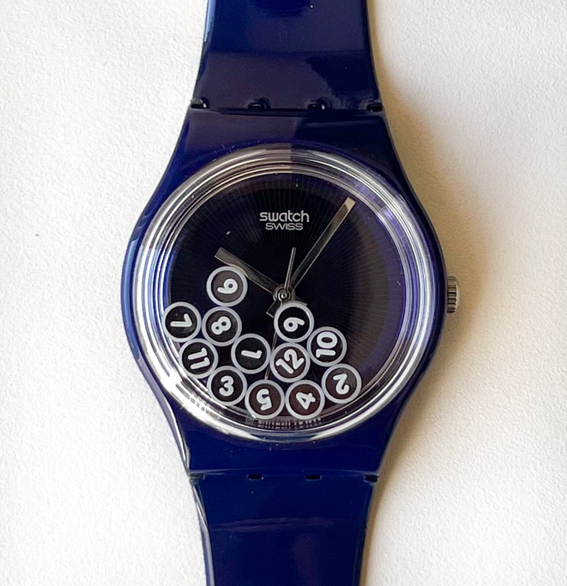 Vintage 1997 Swatch Watch Tempo LIBERO GN172 Artist Bruno Minari