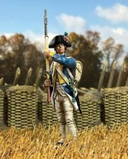 BRITAINS CLASH OF EMPIRES 16185 FRENCH ROYAL DEUX-PONTS REGIMENT STANDING READY