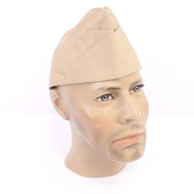 Replica US Navy Summer Service Garrison Cap USN Chino Sidecap by Kay Canvas...