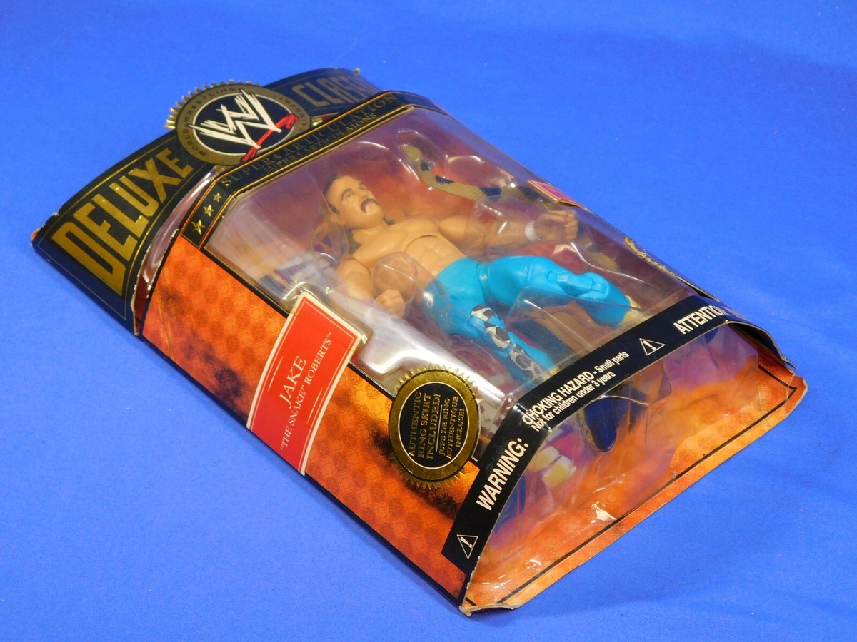 WWE DELUXE CLASSIC SUPERSTARS SERIES 3 JAKE THE SNAKE ROBERTS