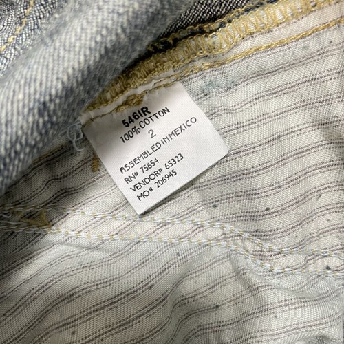 Pantalones de mezclilla acampanados Abercrombie & Fitch talla 2 algodón envejecido vintage holgados nuevos - Imagen 12 de 15