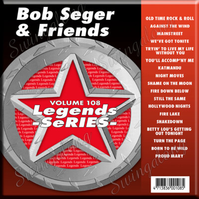 LEGENDS KARAOKE CDG BOB SEGER & FRIENDS #108 NEW 18 TRACKS CD+G FIRE DOWN BELOW,
